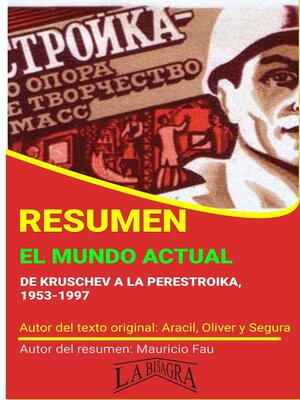 cover image of Resumen de El Mundo Actual. De Kruschev a la Perestroika, 1953-1997